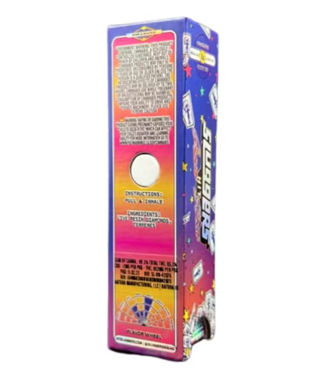 Slugger Runtz Disposable Vape 1g 3 Slugger Runtz Disposable Vape 1g - Image 3