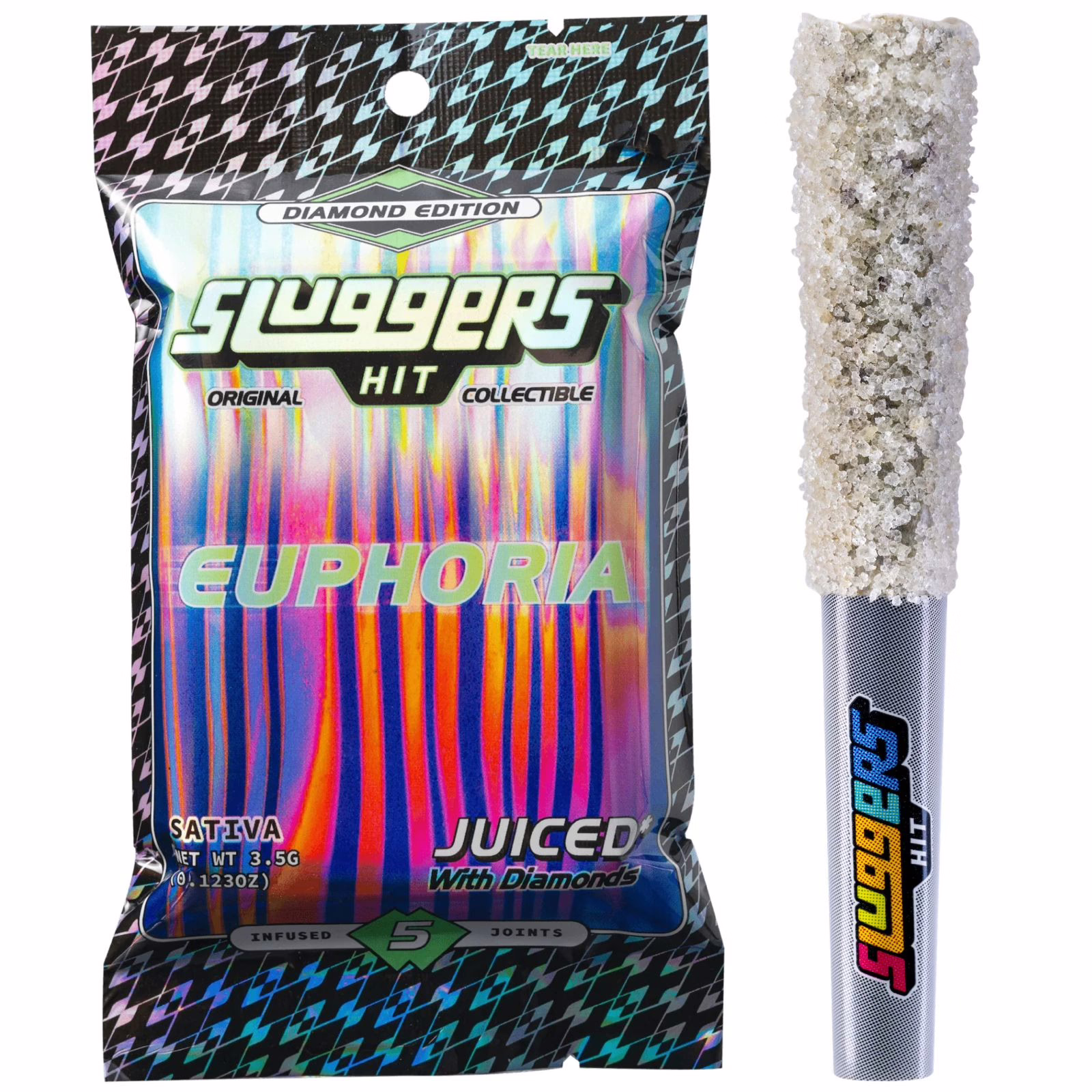 Sluggers Hit Euphoria Pre-Roll 5pk 1 Sluggers Hit Euphoria Pre-Roll 5pk