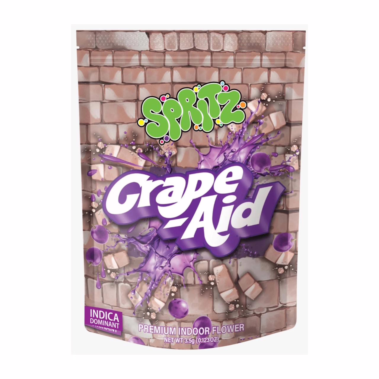 Sluggers Spritz Grape Aid 3.5G Flower 1 Sluggers Spritz Grape Aid 3.5G Flower